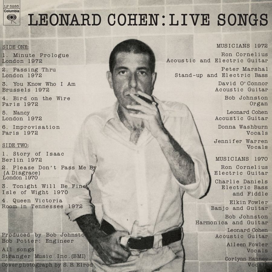 Leonard Cohen song: The Traitor, lyrics and chords