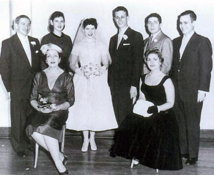 Photo: Leonard Cohen At Family Wedding - 1956 - AllanShowalter.com